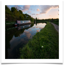 Evening on the canal - Bill Rigby
